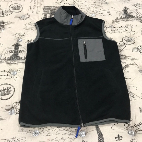 🎁 Vintage 1946 Polar Fleece Pirate Black Vest - Picture 4 of 8